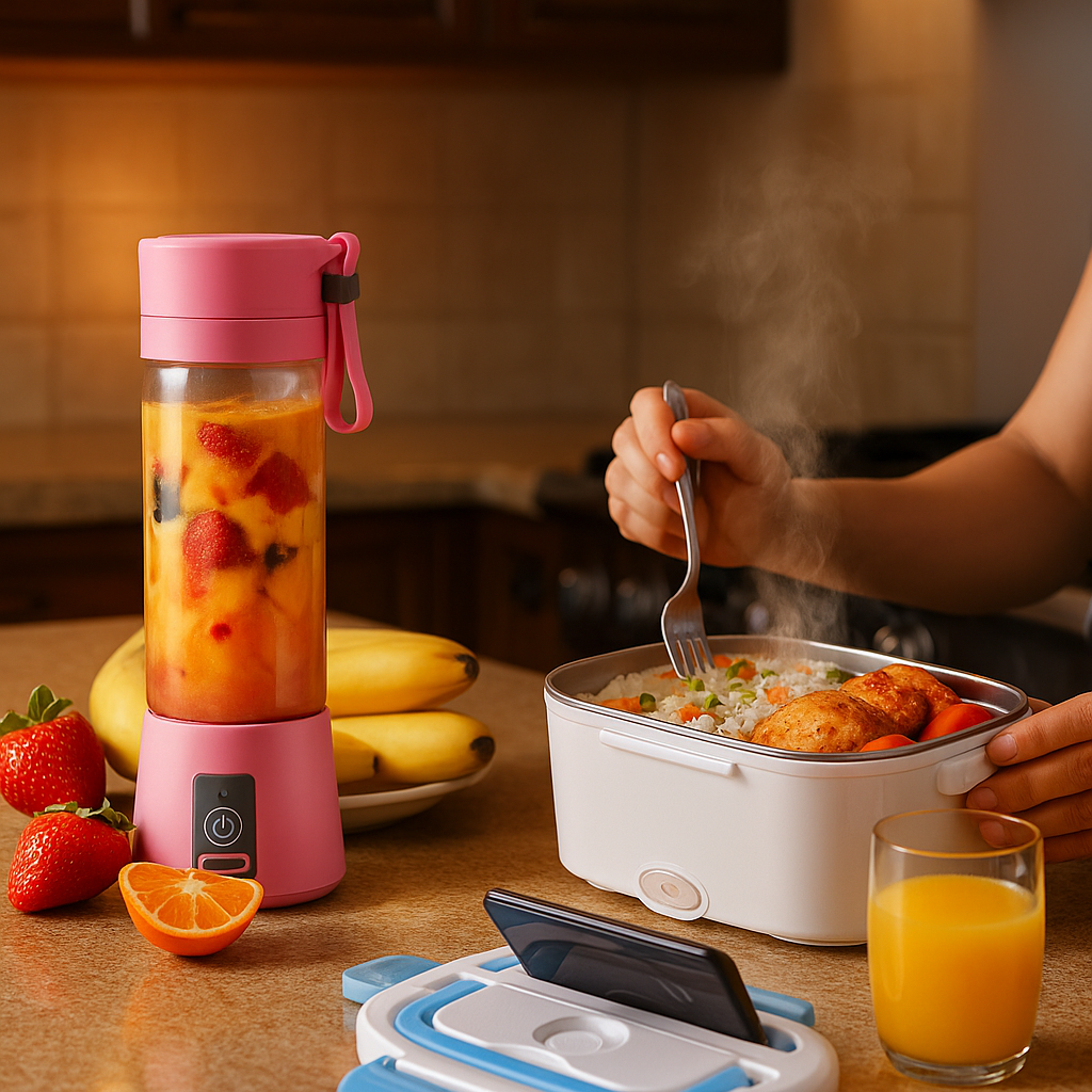 COMBO LONCHERA ELÉCTRICA + LICUADORA 🍱|COMÉ CALIENTE EN EL TRABAJO, TODOS LOS DÍAS