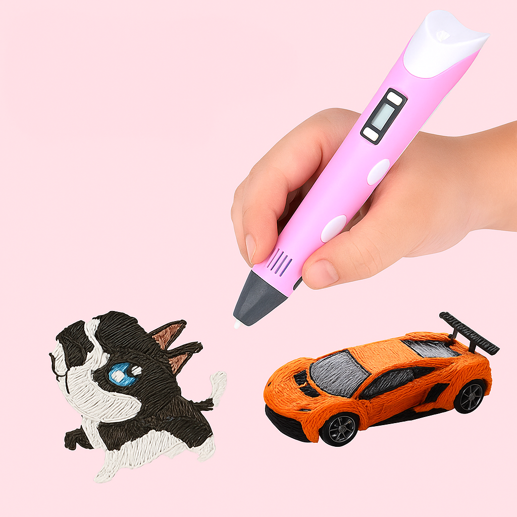 PLUMA 3D ✏️|DIBUJÁ EN EL AIRE Y QUEDA SÓLIDO - REGALO QUE SORPRENDE