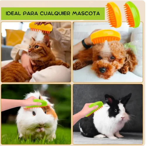 Pet Shine - Cepillo Con Vapor Para Mascotas