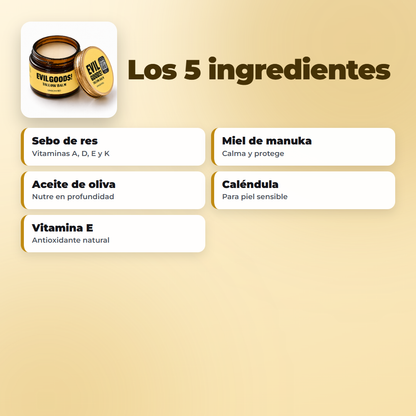 EVIL GOODS 🍯 Bálsamo de sebo y miel de manuka