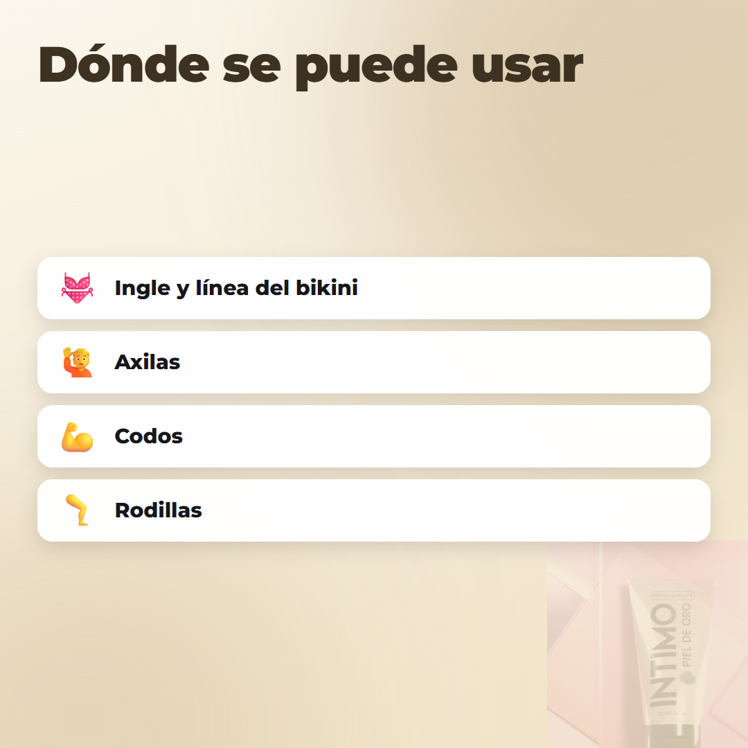 ÍNTIMO PIEL DE ORO ✨ Emparejá tu tono