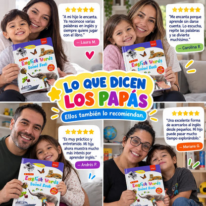 LIBRO INTERACTIVO DE INGLÉS 📚 Más de 300 palabras con sonido