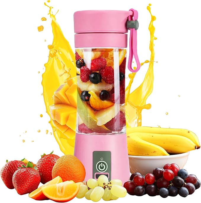 MINI LICUADORA PORTÁTIL 🥤|BATIDO RECIÉN HECHO DONDE ESTÉS - 380ML USB