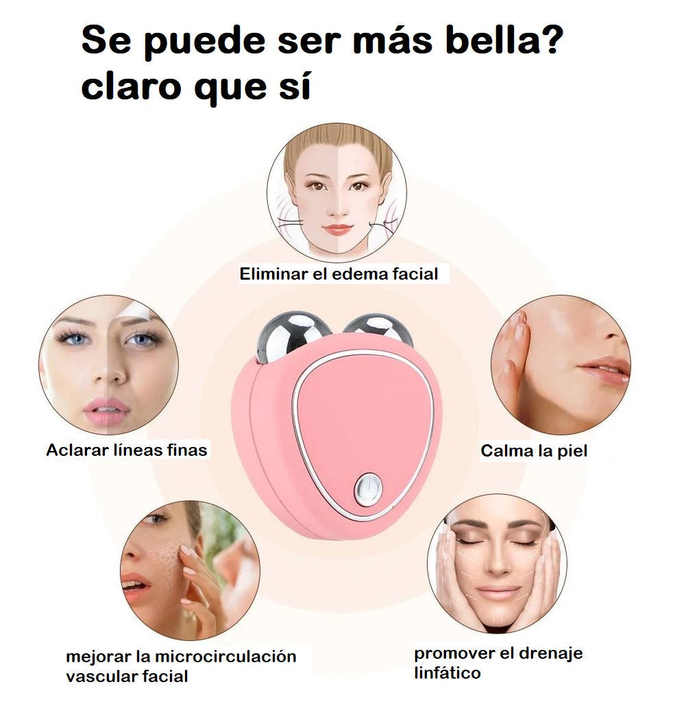 MASAJEADOR FACIAL DE MICROCORRIENTE 💆‍♀️|EL SPA EN TU CASA, 5 MINUTOS AL DÍA