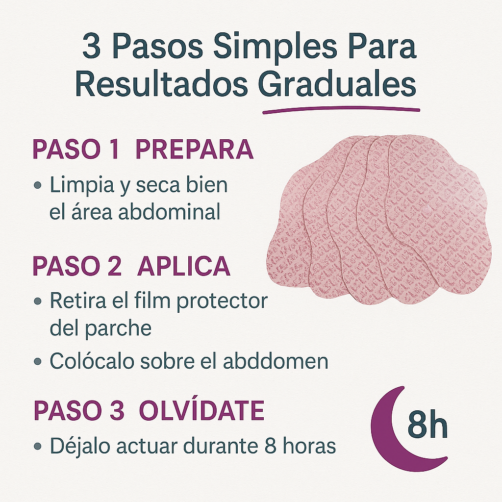 PARCHES REAFIRMANTES PARA ABDOMEN 🔥|CALOR LOCALIZADO QUE ACOMPAÑA TU RUTINA
