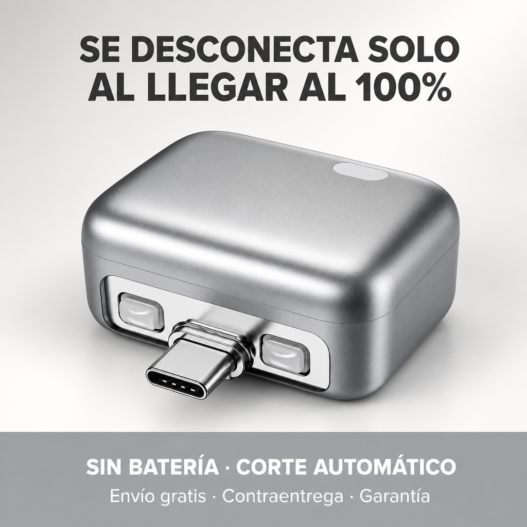 DRIVECORE ⚡|EL ADAPTADOR QUE CORTA LA CARGA SOLO AL LLEGAR AL 100%