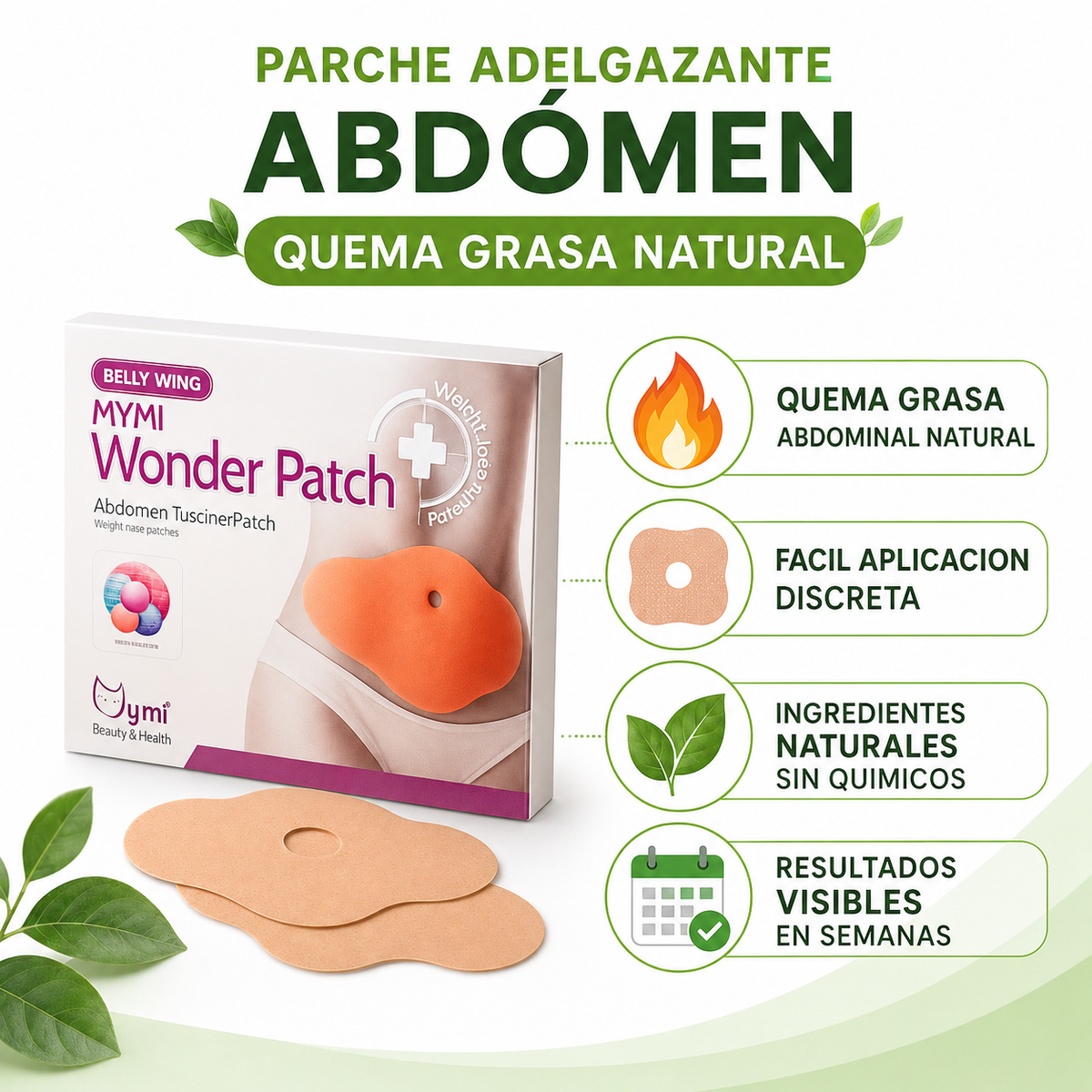 PARCHES REAFIRMANTES PARA ABDOMEN 🔥|CALOR LOCALIZADO QUE ACOMPAÑA TU RUTINA