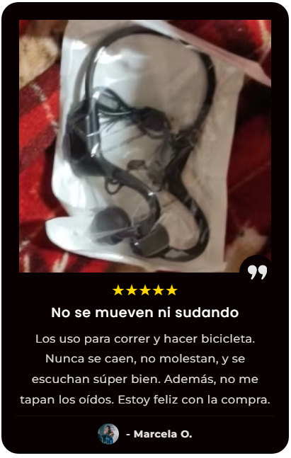 AURICULARES DE CONDUCCIÓN ÓSEA 🎧|ESCUCHÁ SIN TAPARTE LOS OÍDOS - IDEAL PARA MOTO