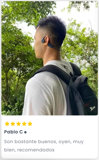 Auriculares de conduccion osea