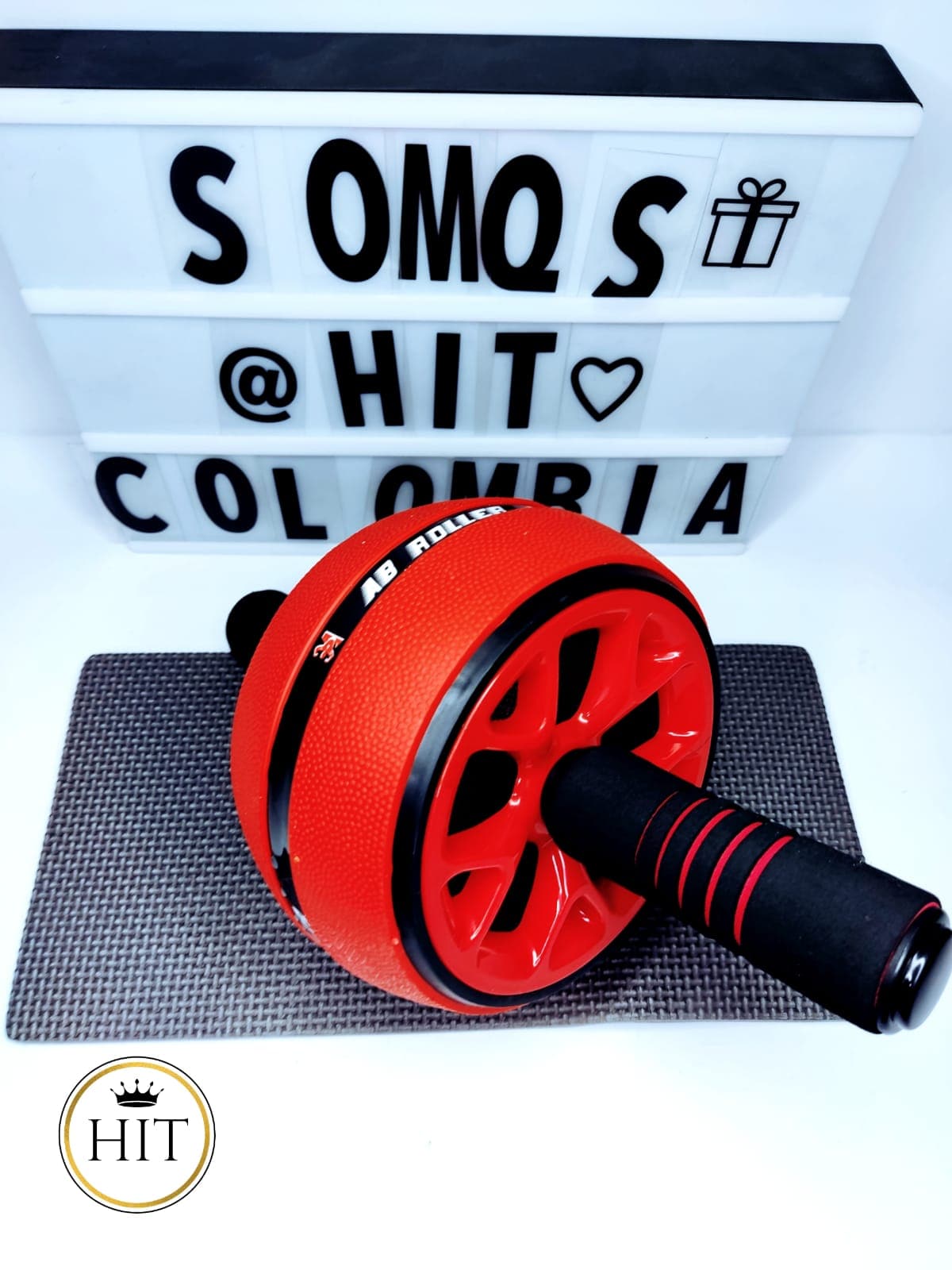 Rueda abdominal con rodillera