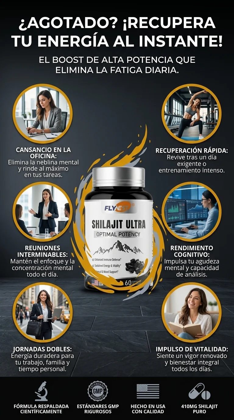 Shilajit Ultra para la oficina, el gimnasio y las jornadas largas