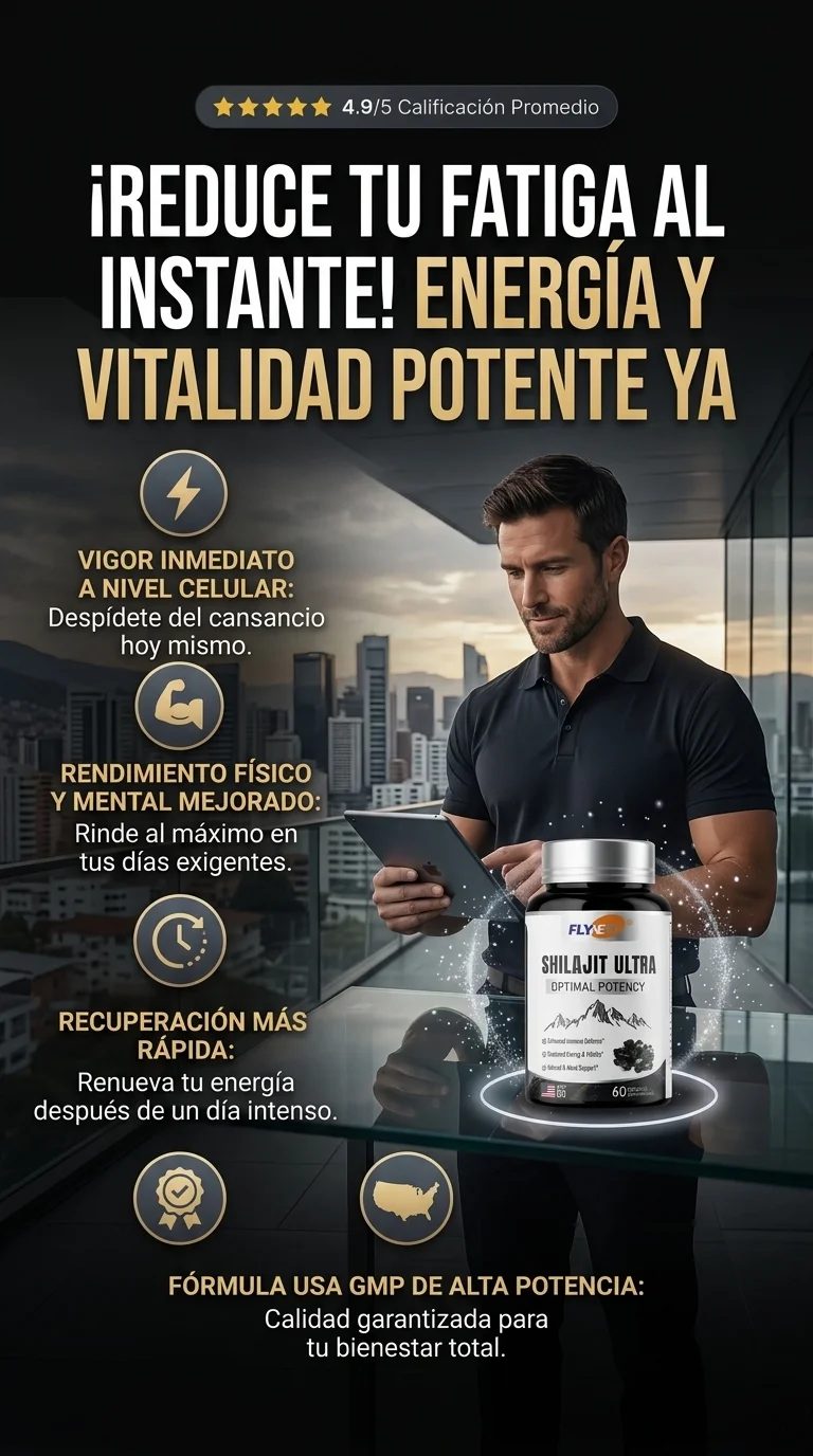 Reduce tu fatiga al instante con Shilajit Ultra